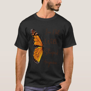 Ich bin nicht mehr mit diesem Idioten lustiger Tre T-Shirt