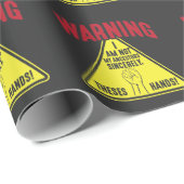 Ich bin nicht meine Anti-Rassismus-Erklärung Geschenkpapier (Rolleneckpunkt)