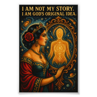 ICH BIN NICHT MEINE GESCHICHTE, ICH BIN GOTTES ORI FOTODRUCK