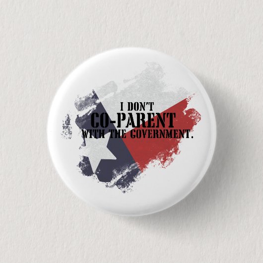 Ich bin nicht mit der Schaltfläche "Regierung" gem Button (Vorderseite)