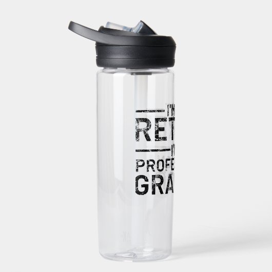 Ich bin nicht müde, ein Beruflicher Opa zu sein Trinkflasche (Rechts)