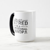 Ich bin nicht müde, ein Beruflicher Opa zu sein Verwandlungstasse (Vorderseite Links)