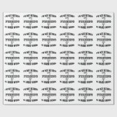 Ich bin nicht müde geschenkpapier (Flach)