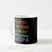 Ich bin nicht müde, ich bin ein Beruflicher Großva Kaffeetasse (Vorderseite Links)