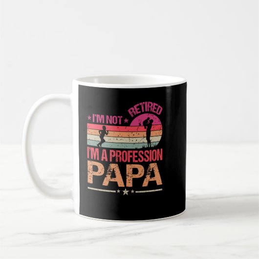 Ich bin nicht müde, ich bin ein Beruflicher Papa V Kaffeetasse (Links)