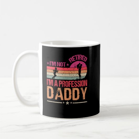 Ich bin nicht müde, ich bin ein Beruflicher Papa V Kaffeetasse (Links)