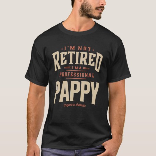 Ich bin nicht müde, ich bin ein Beruflicher Pappy  T-Shirt (Vorderseite)