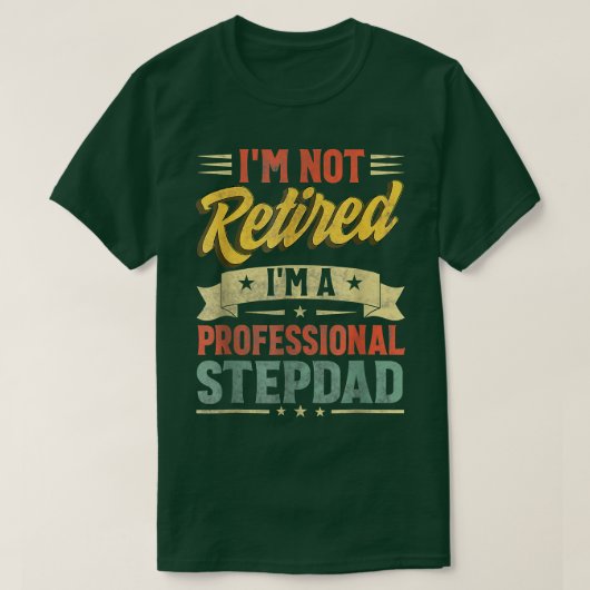 Ich bin nicht müde, ich bin ein Beruflicher Stepda T-Shirt (Design vorne)