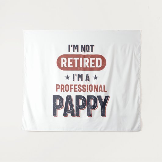 Ich bin nicht müde, ich bin ein Berufliches Fappy Wandteppich (Vorderseite (Horizontal))