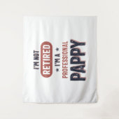 Ich bin nicht müde, ich bin ein Berufliches Fappy Wandteppich (Vorderseite)