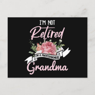 Ich bin nicht müde, ich bin ein Berufliches Oma Postkarte