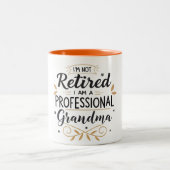 Ich bin nicht müde, ich bin ein Berufliches Oma Zweifarbige Tasse (Mittel)