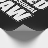 Ich bin nicht müde, ich bin ein Berufliches Papaw Geschenkpapier (Ecke)