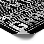 Ich bin nicht müde, ich bin eine Berufliche Großmu Poster (Ecke)