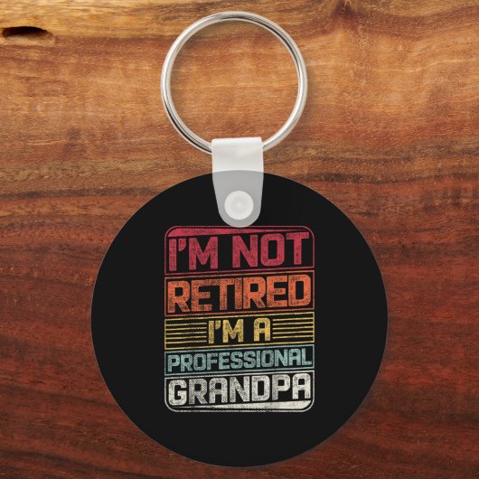 Ich bin nicht müde, ich bin eine Berufliche Großmu Schlüsselanhänger (Vorderseite)