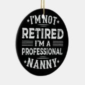 Ich bin nicht müde, ich bin eine Berufliche Grusch Keramik Ornament (Rechts)