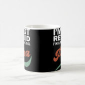 Ich bin nicht müde, ich bin eine Berufliche Päpter Kaffeetasse (Mittel)