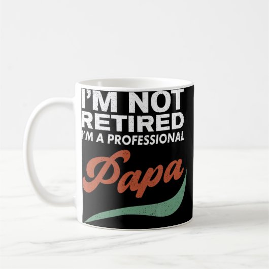 Ich bin nicht müde, ich bin eine Berufliche Päpter Kaffeetasse (Links)