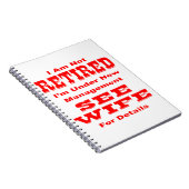 Ich bin nicht müde, ich bin unter der neuen Leitun Notizblock (Rechte Seite)