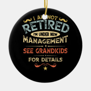 Ich bin nicht müde, ich bin unter neuem Managemen Keramik Ornament