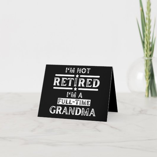 Ich bin nicht müde, ich bin Vollzeit-Oma (Vorderseite)
