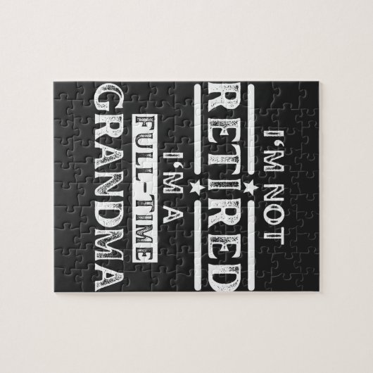 Ich bin nicht müde, ich bin Vollzeit-Oma Puzzle (Horizontal)