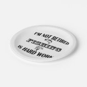 Ich bin nicht müde pappteller (Schrägansicht)