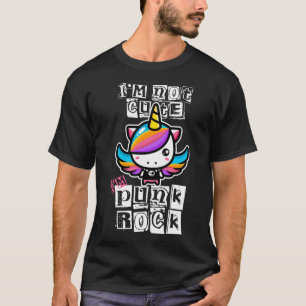 Ich bin nicht Niedlich im Punk Rock T-Shirt