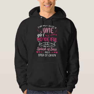 Ich bin nicht nur ein Girl-Splash von Sassy & Dash Hoodie