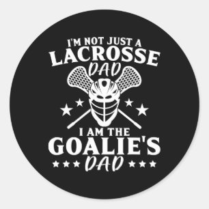 Ich bin nicht nur ein Lacrosse Vater, ich bin der Runder Aufkleber