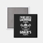 Ich bin nicht nur eine Lacrosse Mama, ich bin die Magnet (Vorderseite/Rückseite)