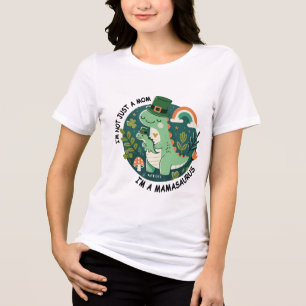 Ich bin nicht nur eine Mama - ich bin Mamasaurus Tri-Blend Shirt