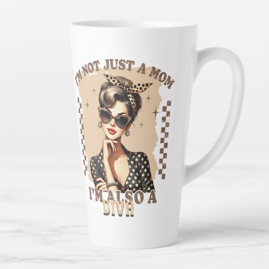Ich bin nicht nur eine Mutter, ich bin eine Diva M Milchtasse (Rechts)