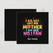 Ich bin nicht nur ihre Mutter, ich bin ihr Nr. 1 F Einladung (Vorne/Hinten)