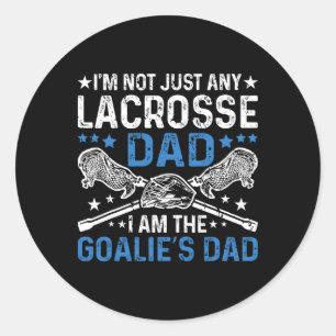 Ich bin nicht nur irgendein Lacrosse Vater ich bin Runder Aufkleber