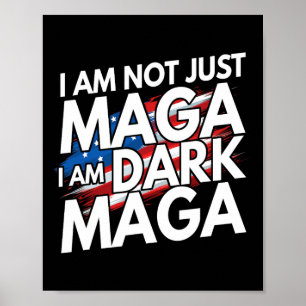 Ich bin nicht nur Mega, ich bin Dark Mega Trump Wa Poster