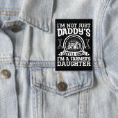 Ich bin nicht nur Papys kleine Mädchen-Bauerntocht Button (Insitu)