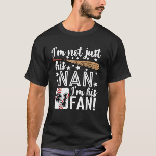 Ich bin nicht nur sein Nan, ich bin sein 1-Fan Bas T-Shirt