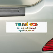 Ich bin nicht OCD… Autoaufkleber (Auf Auto)