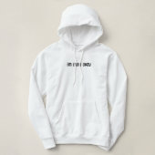 Ich bin (nicht) okay hoodie (Design vorne)