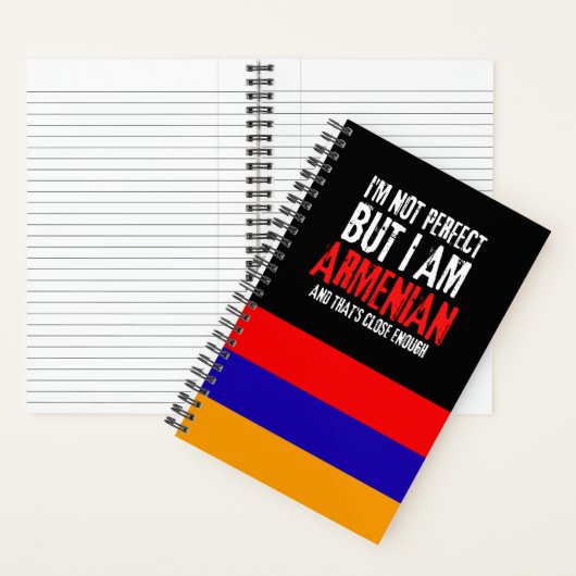 Ich bin nicht perfekt, aber armenisch aus Armenien Notizblock (Innen)