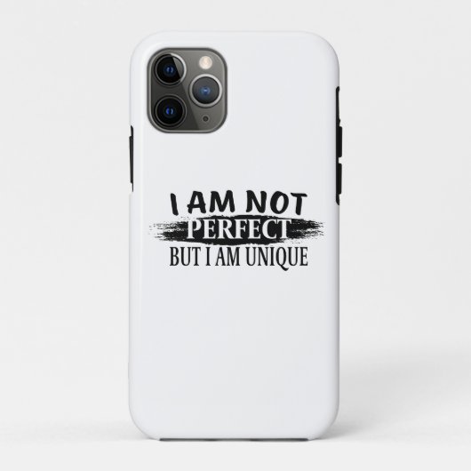 Ich bin nicht perfekt, aber einzigartig Case-Mate iPhone hülle (Rückseite)