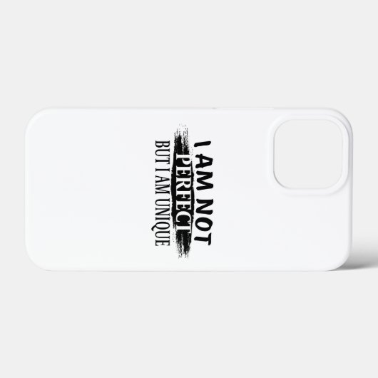 Ich bin nicht perfekt, aber einzigartig Case-Mate iPhone hülle (Rückseite (Horizontal))