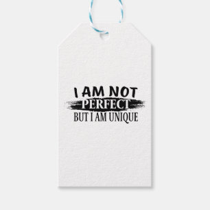 Ich bin nicht perfekt, aber einzigartig geschenkanhänger