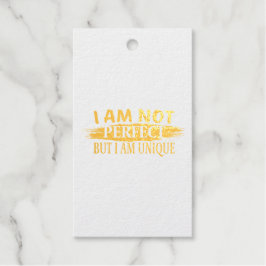 Ich bin nicht perfekt, aber einzigartig geschenkanhänger