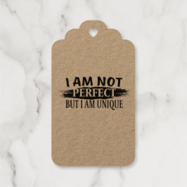 Ich bin nicht perfekt, aber einzigartig geschenkanhänger