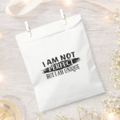 Ich bin nicht perfekt, aber einzigartig geschenktütchen (Ausgeschnitten)
