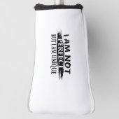 Ich bin nicht perfekt, aber einzigartig golf headcover (Rotieren 90)