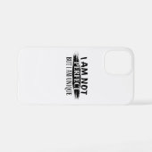 Ich bin nicht perfekt, aber einzigartig iPhone hülle (Rückseite (Horizontal))