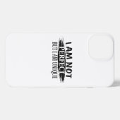 Ich bin nicht perfekt, aber einzigartig iPhone hülle (Rückseite (Horizontal))